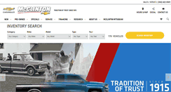 Desktop Screenshot of mcclintonchevrolet.com